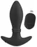 ANOS RC Dvomotorni Intimni Čep sa Pokretnim Masažnim Prstenovima, Crna, 16.4 cm