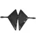 LOCKINK Vixen Adjustable Leather Blindfold Set Black Mask System