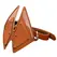 LOCKINK Vixen Adjustable Leather Blindfold Set Brown - Removable Eye Flaps