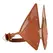 LOCKINK Vixen Adjustable Leather Blindfold Set Brown - Removable Eye Flaps