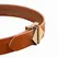 LOCKINK Vixen Adjustable Leather Blindfold Set Brown - Removable Eye Flaps
