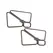 LOCKINK Adjustable Nipple Clamps Black - Precision Pressure System