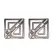LOCKINK Adjustable Nipple Clamps Grey with Decorative Pendant