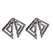 LOCKINK Adjustable Nipple Clamps Grey with Decorative Pendant