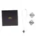 LOCKINK Adjustable Nipple Clamps Grey with Decorative Pendant