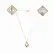 LOCKINK Gold Adjustable Nipple Clamps with Decorative Pendant