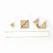 LOCKINK Gold Adjustable Nipple Clamps with Decorative Pendant