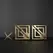 LOCKINK Gold Adjustable Nipple Clamps with Decorative Pendant
