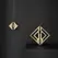 LOCKINK Gold Adjustable Nipple Clamps with Decorative Pendant