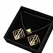 LOCKINK Adjustable Nipple Clamps Gold with Decorative Pendant, Nickel-Free