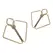 LOCKINK Gold Adjustable Nipple Clamps with Heavy Pendant Accessory