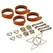LOCKINK Hogtie Restraint System Adjustable Cuffs Set Brown