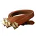 LOCKINK Hogtie Restraint System Adjustable Cuffs Set Brown
