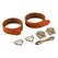 LOCKINK Hogtie Restraint System Adjustable Cuffs Set Brown