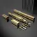 LOCKINK Multi-Head Sensory Tickler Wand, 5 Attachments, Gold Finish