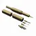 LOCKINK Multi-Head Sensory Tickler Wand, 5 Attachments, Gold Finish