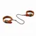LOCKINK 8-Piece Adjustable Restraint Strap System Brown Set