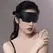LOCKINK Blindfold Set Crna - Podesiva Kožna Maska za Oči sa Kopčama