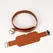 LOCKINK Leather Blindfold Kit Brown Adjustable Metal Buckles