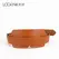 LOCKINK Leather Blindfold Kit Brown Adjustable Metal Buckles