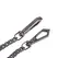 LOCKINK Adjustable Collar & Leash Set, Black, Nickel-Free, 80cm Leash