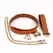 LOCKINK Premium Adjustable Collar and Leash Set Brown 80cm