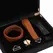 LOCKINK Premium Adjustable Collar and Leash Set Brown 80cm
