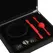 LOCKINK Adjustable Restraint Set with Ball Gag & Bite Gag, Black