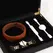 LOCKINK Ball-Gag & Gag-Bite Set Brown Adjustable Strap Storage Box