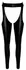 Noir Handmade Powerwetlook Chaps XL, Otvorenog Leđa Crne Pantalone