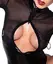 Noir Handmade Body Model M, Powernet i Mat Izgled, Crna, Patent Zatvarač Detalj
