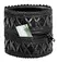 Noir Adjustable Powerwetlook Black Wrist Wallet with Secret Pocket