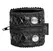 Noir Adjustable Powerwetlook Black Wrist Wallet with Secret Pocket