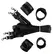 You2Toys Krevet Restraint Sistem Veganski Podesivi Crni 180cm