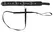 You2Toys Veganski Podesivi Set Ovratnik i Povodac, Crni, 37-47 cm