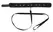 You2Toys Veganski Podesivi Set Ovratnik i Povodac, Crni, 37-47 cm