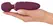You2Toys Petite Wand Mini Massager Purple 10 Modes Rechargeable