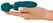 You2Toys Petite Wand Green - Kompaktni masažni uređaj sa više režima