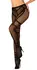 Obsessive S123 Mesh Tights S-L with Woven Details and Open Design