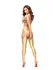 SP800 Gold Shiny Hulahopke sa Dekorativnim Panty Izrezom, Veličina S