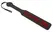 Bad Kitty Paddle Black-Red Leather Look with Engraved Text 39cm