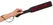 Bad Kitty Paddle Black-Red Leather Look with Engraved Text 39cm
