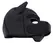 Bad Kitty Neoprene Dog Head Mask with Removable Mouth Part, Black