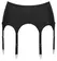 Cottelli LINGERIE Pojas za podvezice 4x mat crna, veličina L, 8 traka