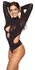 Cottelli FANTASY S-L Ženski Bodysuit sa Rinstoun Detaljima, Crni