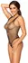 Cottelli Fantasy Body S-L Mrežasti sa Rinstoun Prugama Crni