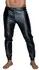 Noir Powerwetlook Muške treggings L – Crna, elastične, vezeni kroj