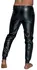 Noir Powerwetlook Men’s Treggings M - Black, Adjustable Drawstring