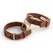 Crave ICON Cuffs Tan & 18kt Gold Plated - Elegant Adjustable Wrist Accessories