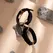 Crave ICON Cuffs Black/Rose Gold - Elegant Adjustable Wrist Bands